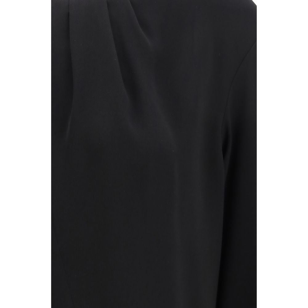 Max Mara Black Triacetate Blouse Max Mara