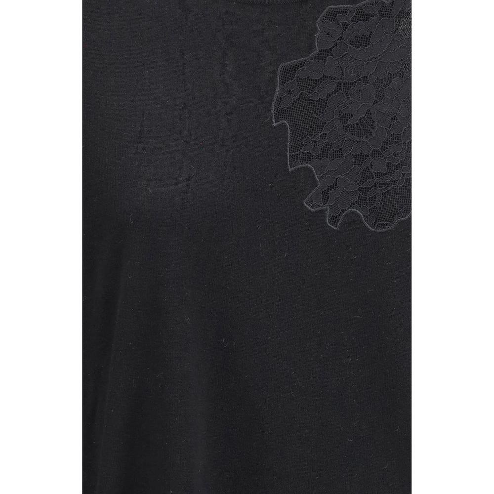Max Mara Black Silk Sweatshirt Max Mara