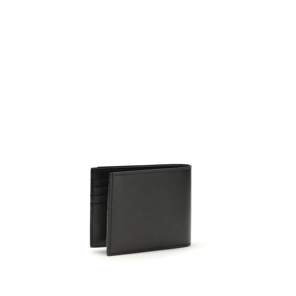 Fendi Black Calf Leather Bos Taurus Wallet Fendi
