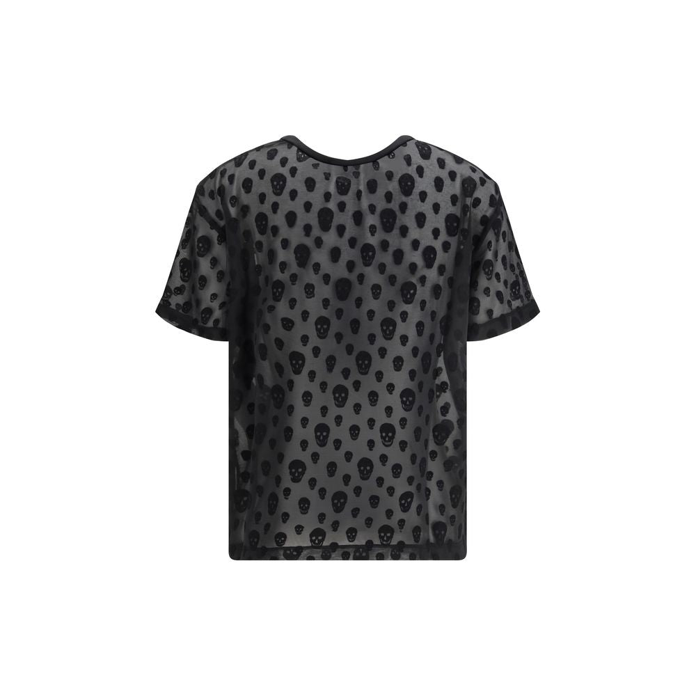 Alexander McQueen Black Polyamide T-Shirt Alexander McQueen