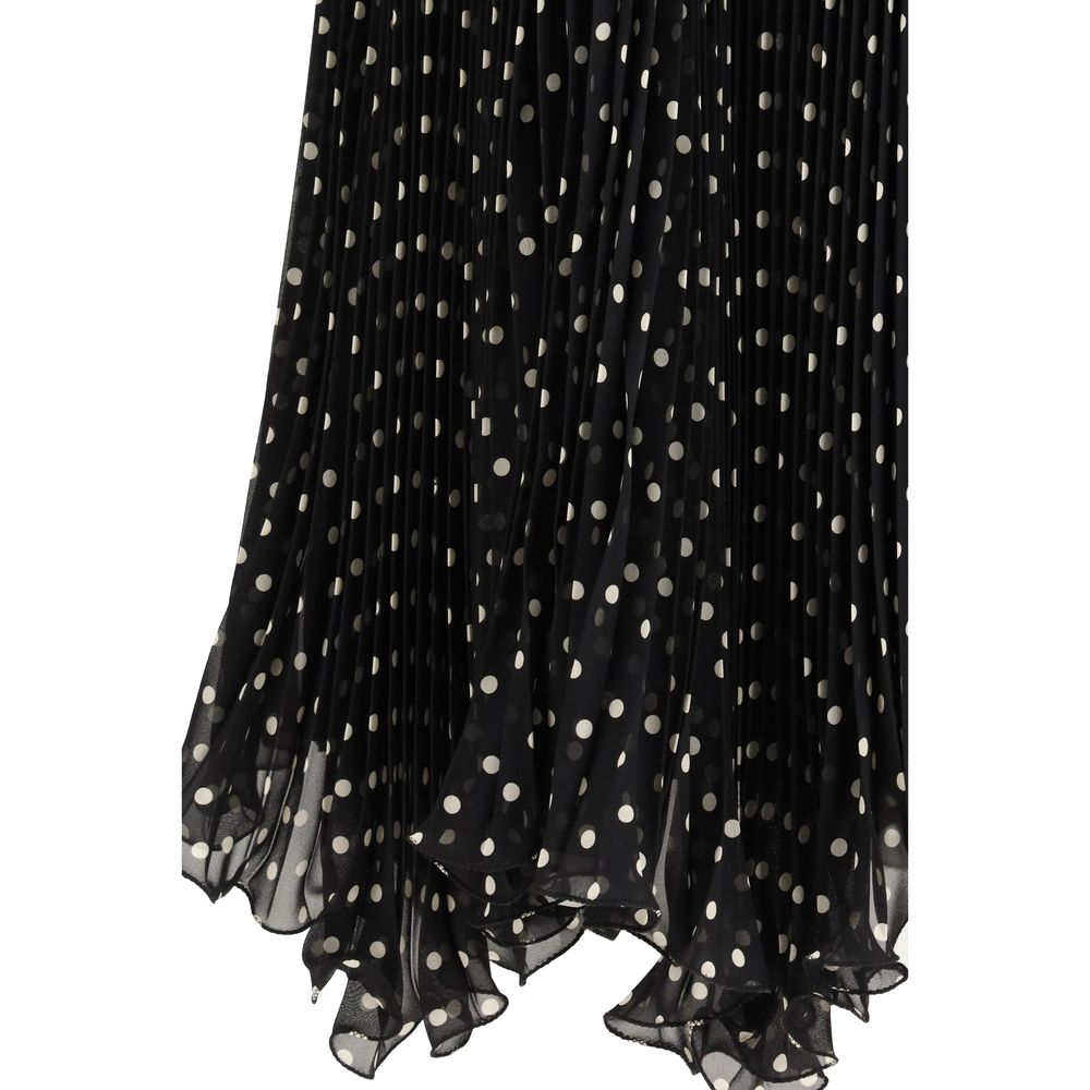 Valentino Black Silk Skirt Valentino