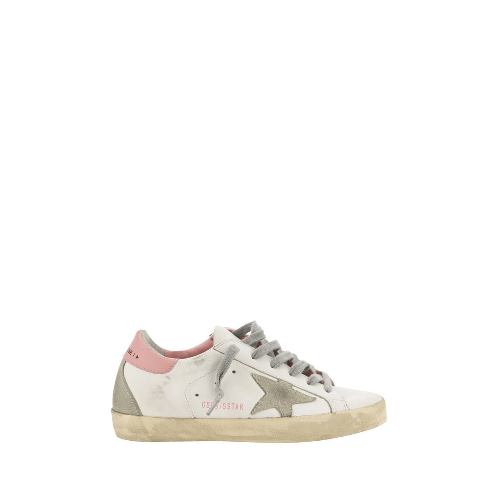 Golden Goose White Calf Leather Bos Taurus Sneakers Golden Goose