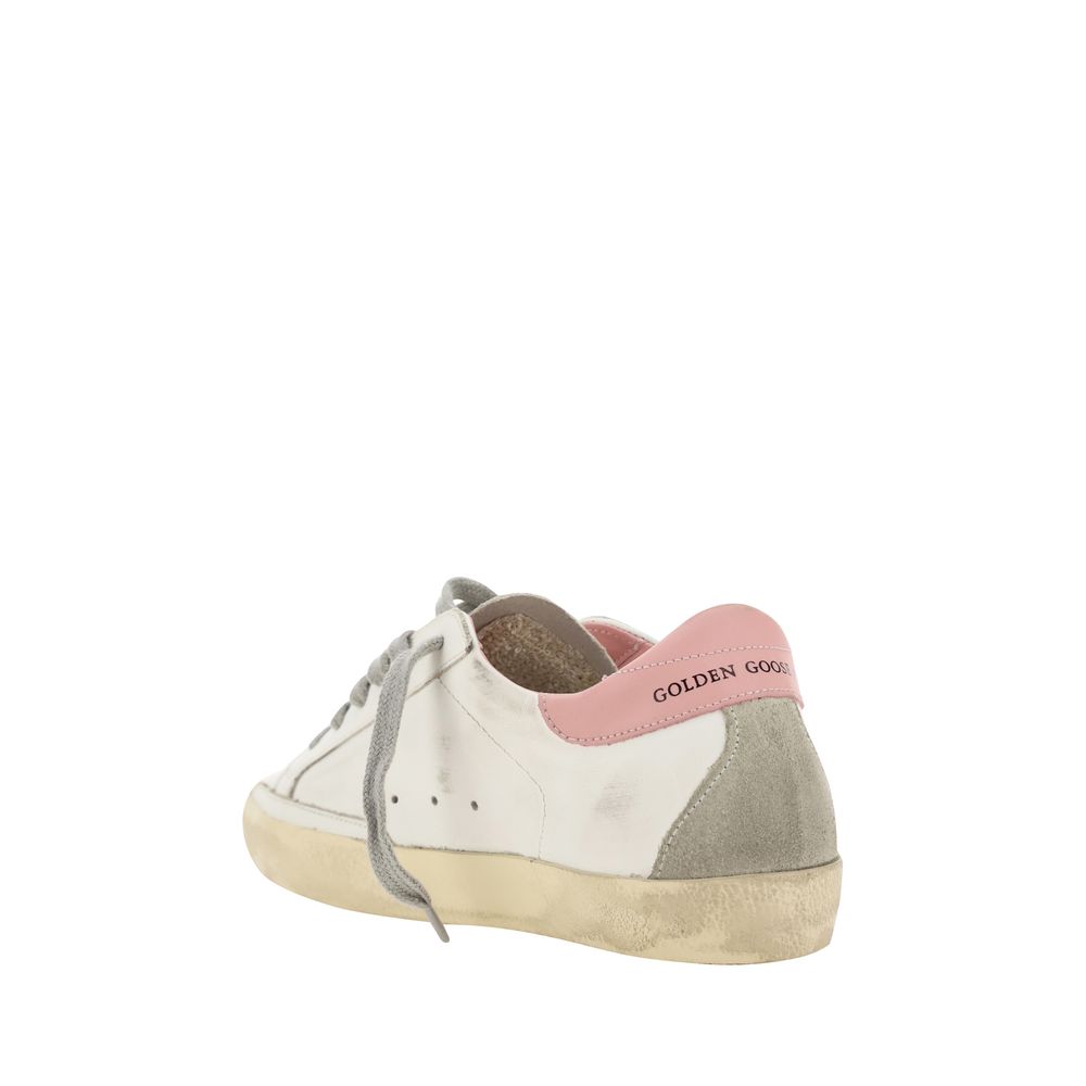 Golden Goose White Calf Leather Bos Taurus Sneakers Golden Goose