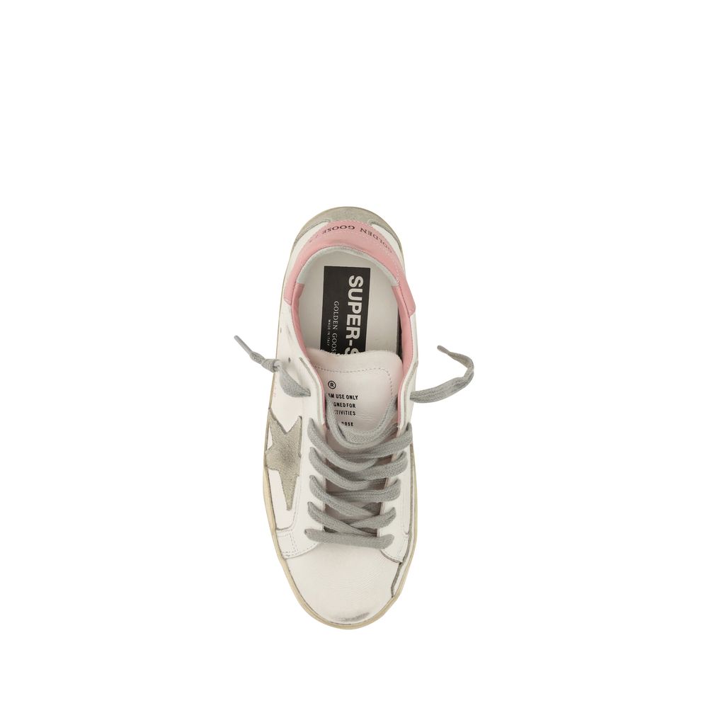 Golden Goose White Calf Leather Bos Taurus Sneakers Golden Goose