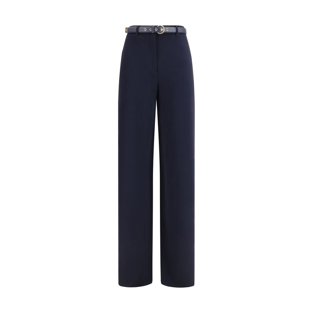 Max Mara Blue Triacetate Dress Pants Max Mara