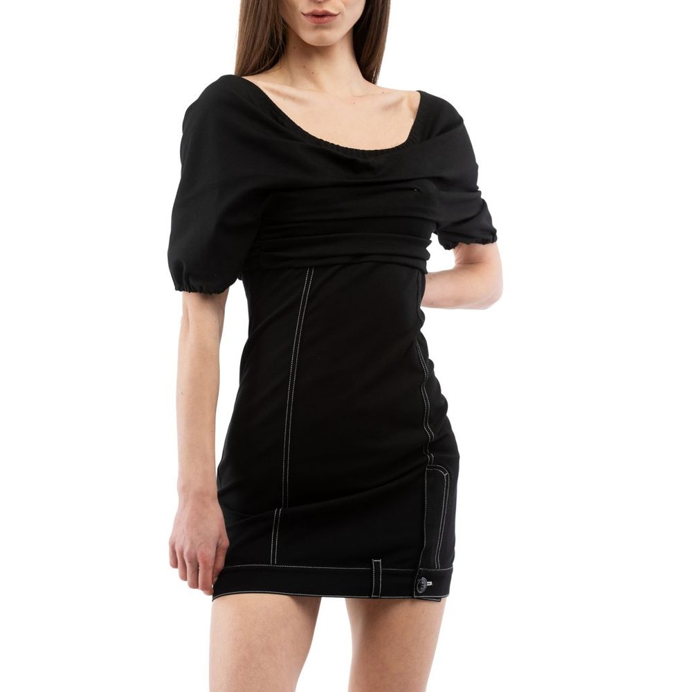 Moschino Multicolor Cotton Casual Dress Moschino