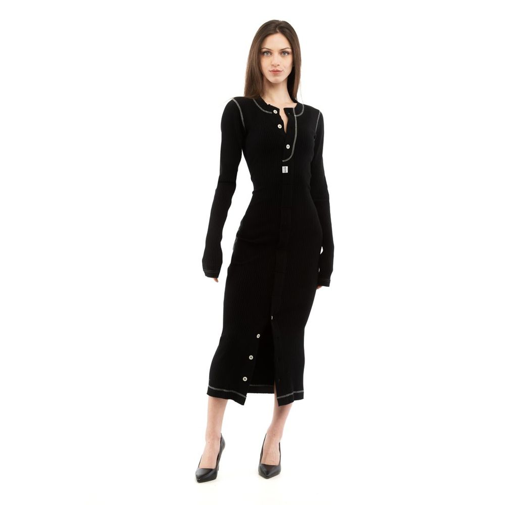Moschino Multicolor Cotton Casual Dress Moschino