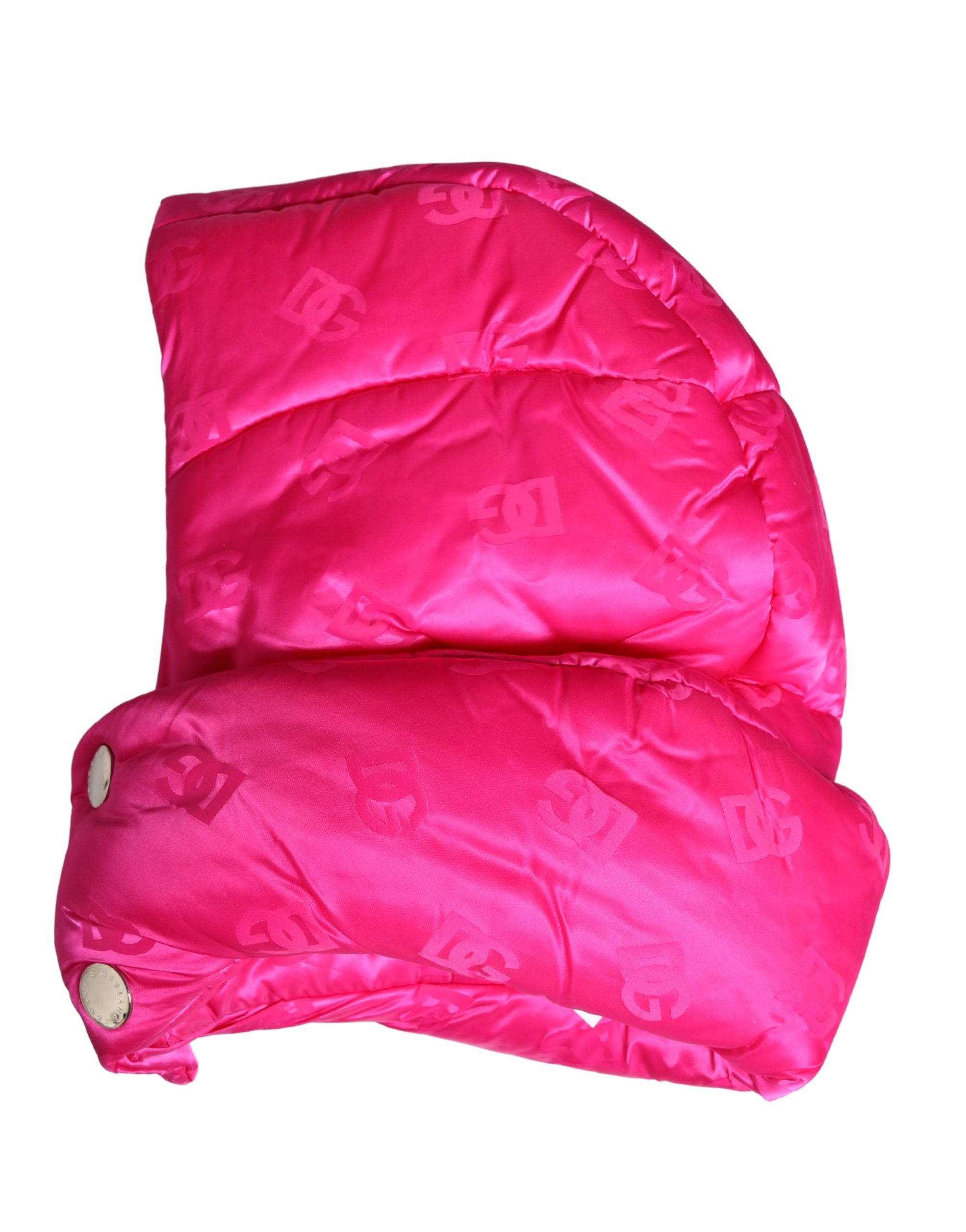 Dolce & Gabbana Men Pink Logo Print Whole Head Wrap Capello Hat Dolce & Gabbana