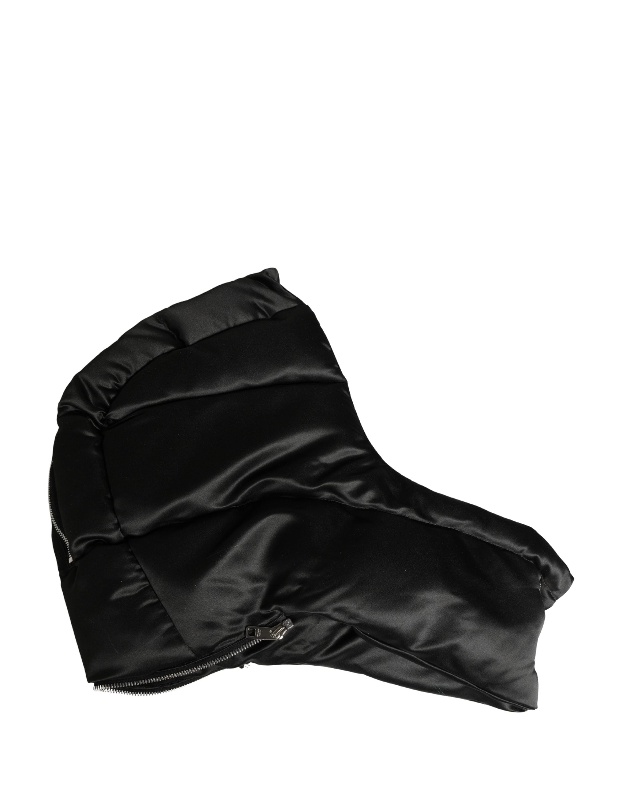 Dolce & Gabbana Black Polyester Whole Head Wrap Capello Hat Dolce & Gabbana