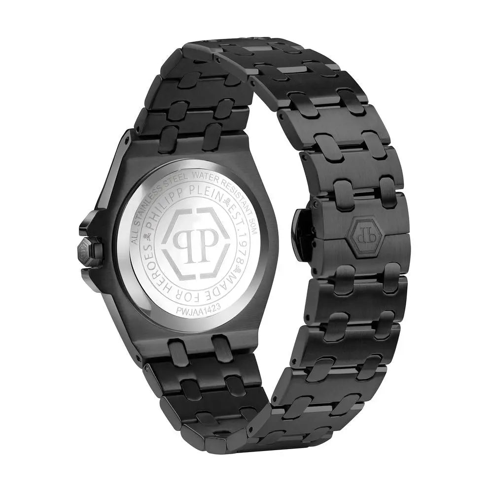 Philipp Plein Black Stainless Steel Dress Watch Philipp Plein