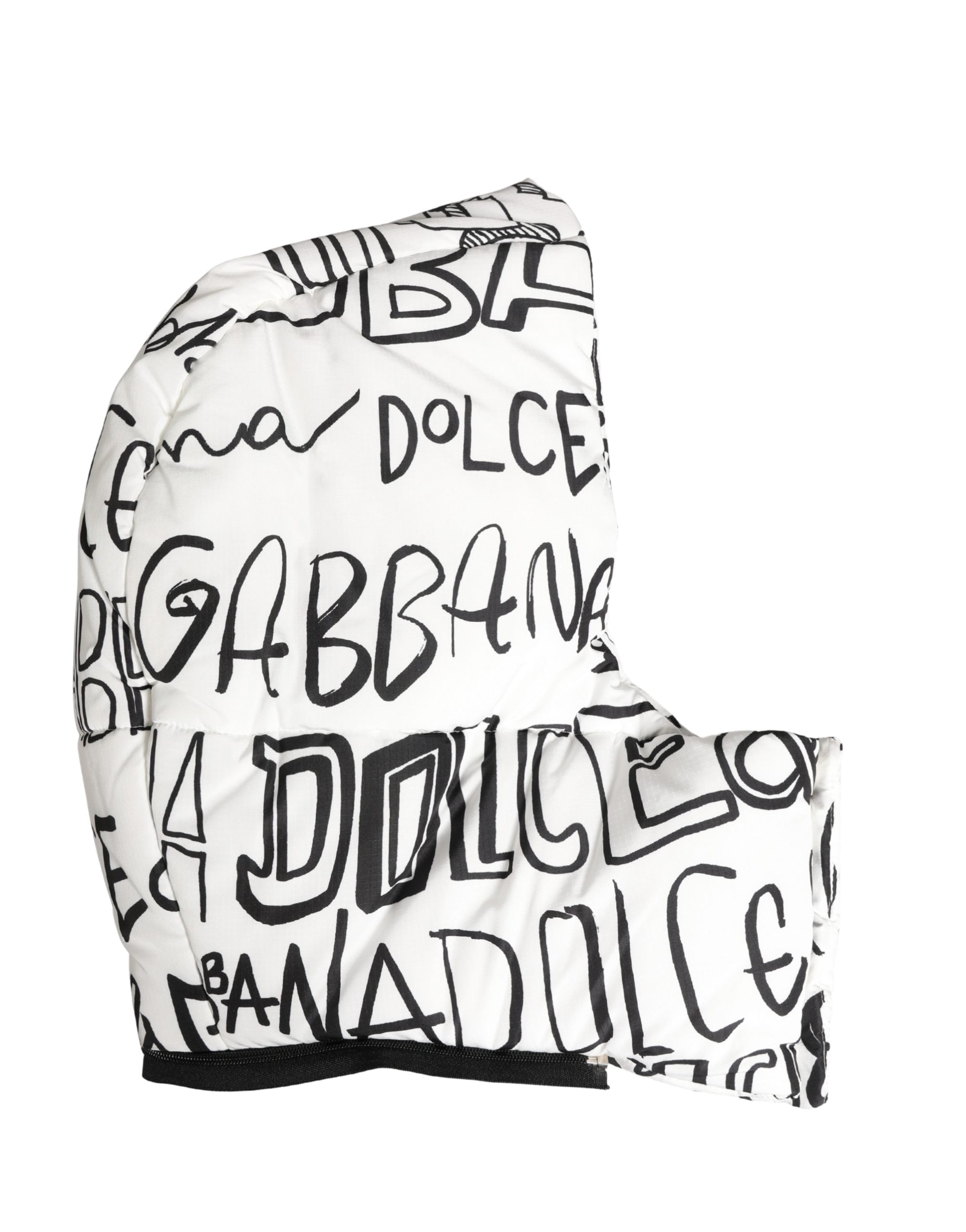 Dolce & Gabbana White Logo Print Whole Head Wrap Capello Hat Dolce & Gabbana