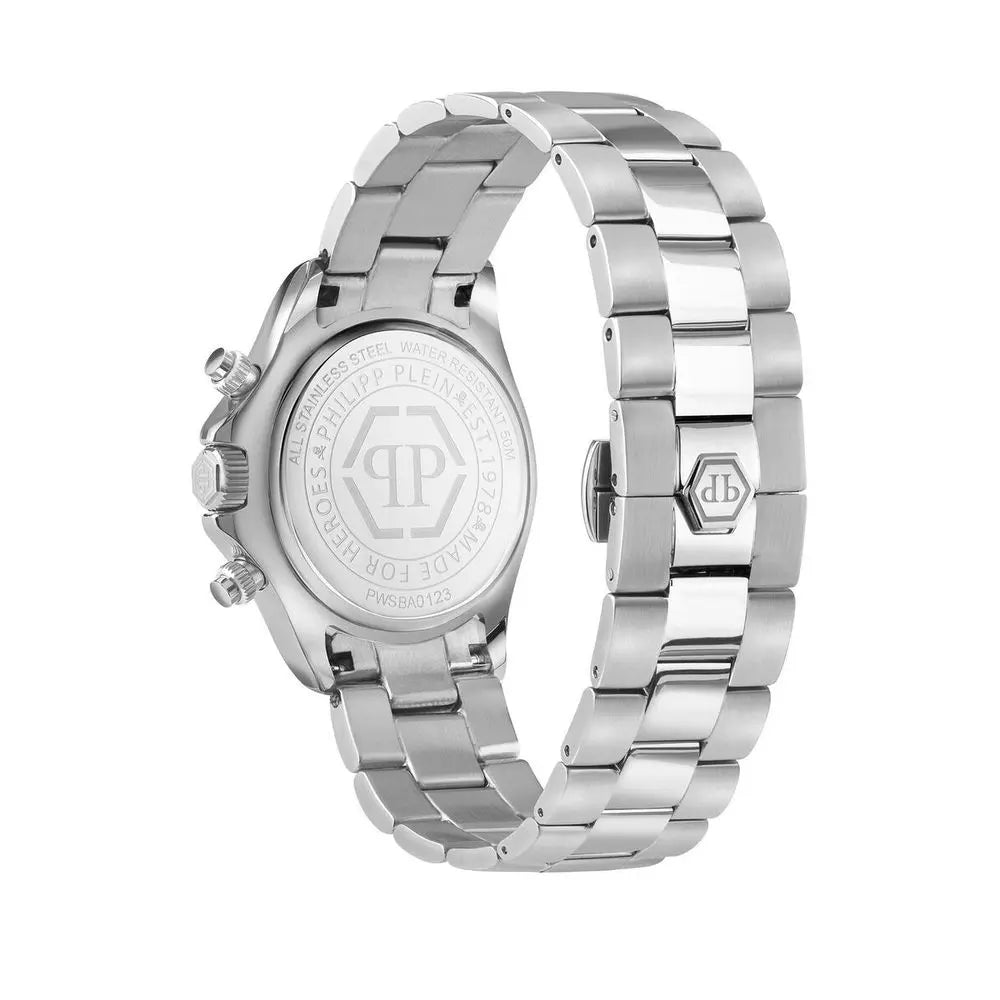 Philipp Plein Gray Stainless Steel Dress Watch Philipp Plein