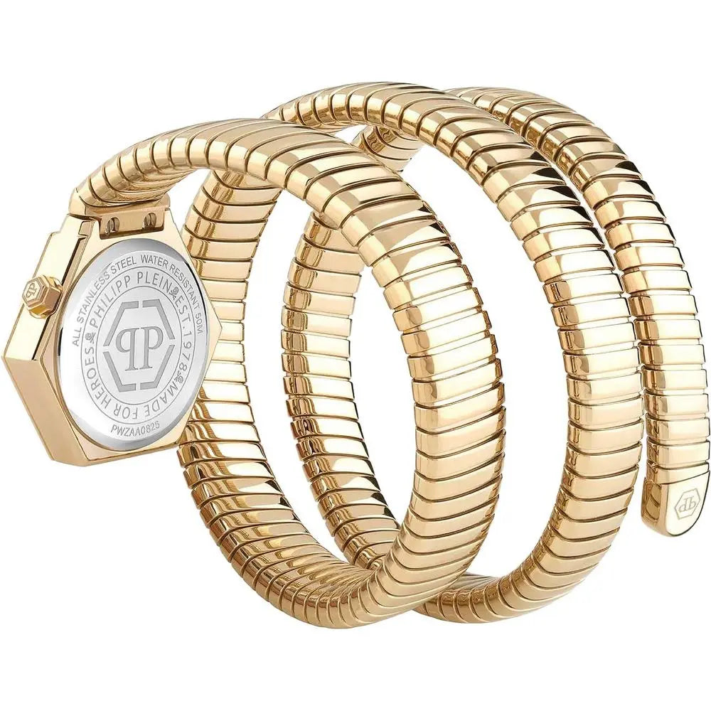 Philipp Plein Gold Stainless Steel Dress Watch Philipp Plein