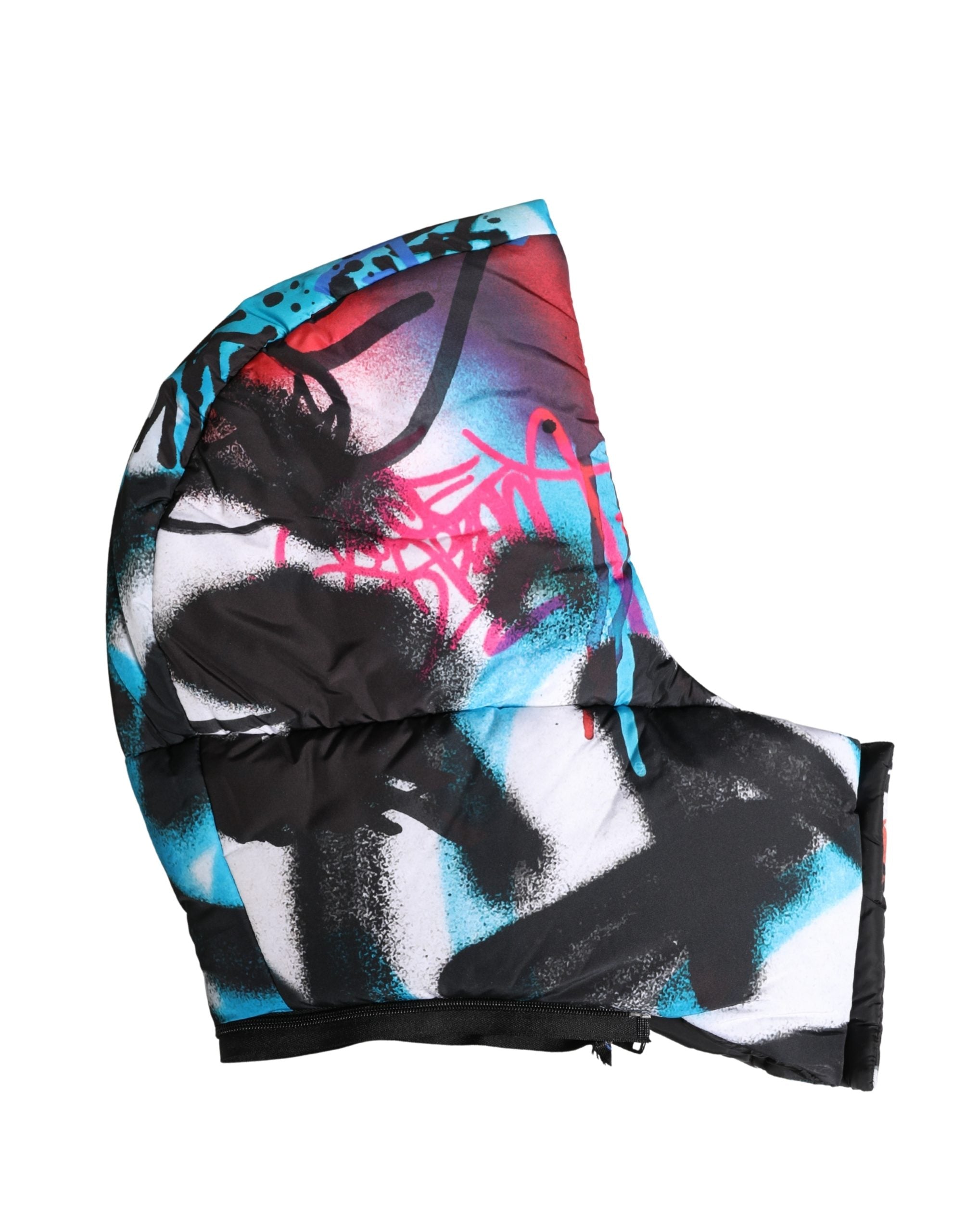 Dolce & Gabbana Multicolor Graffiti Whole Head Wrap Capello Hat Dolce & Gabbana
