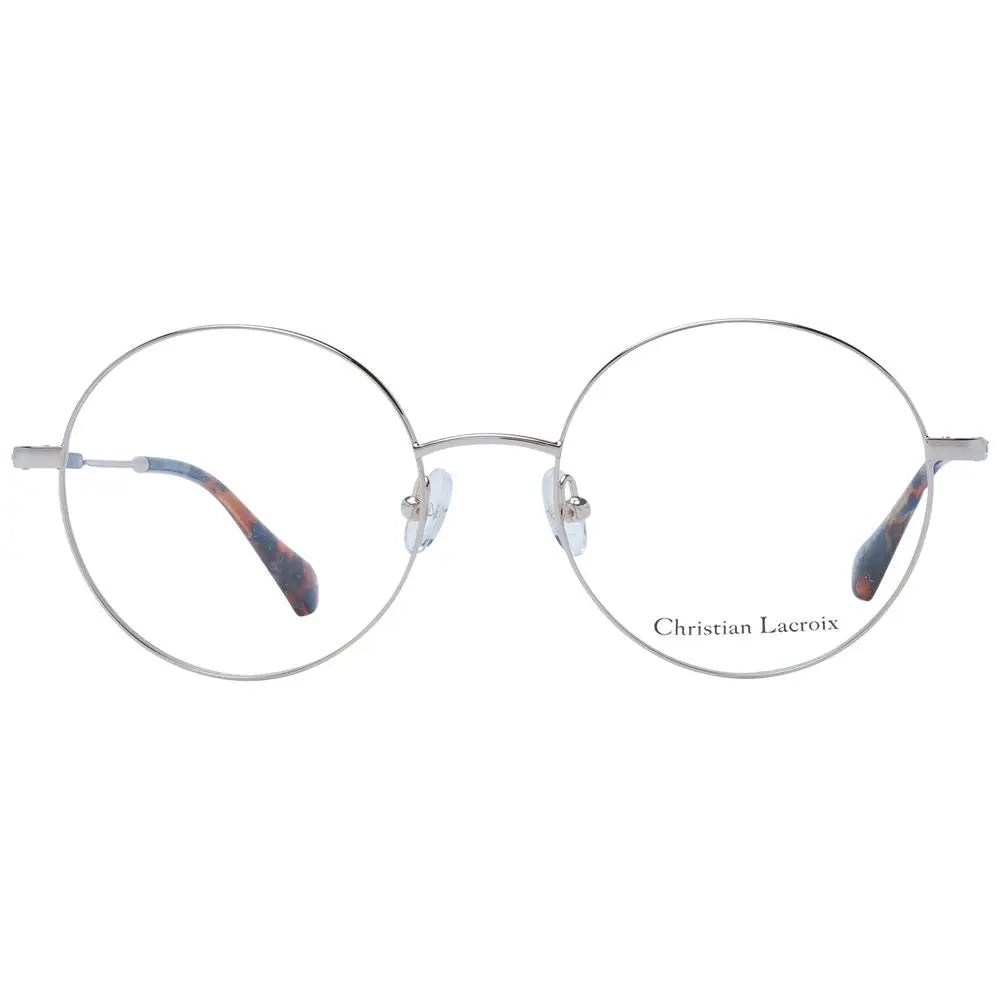 Christian Lacroix Gold Stainless Steel Glasses (Frames) Christian Lacroix