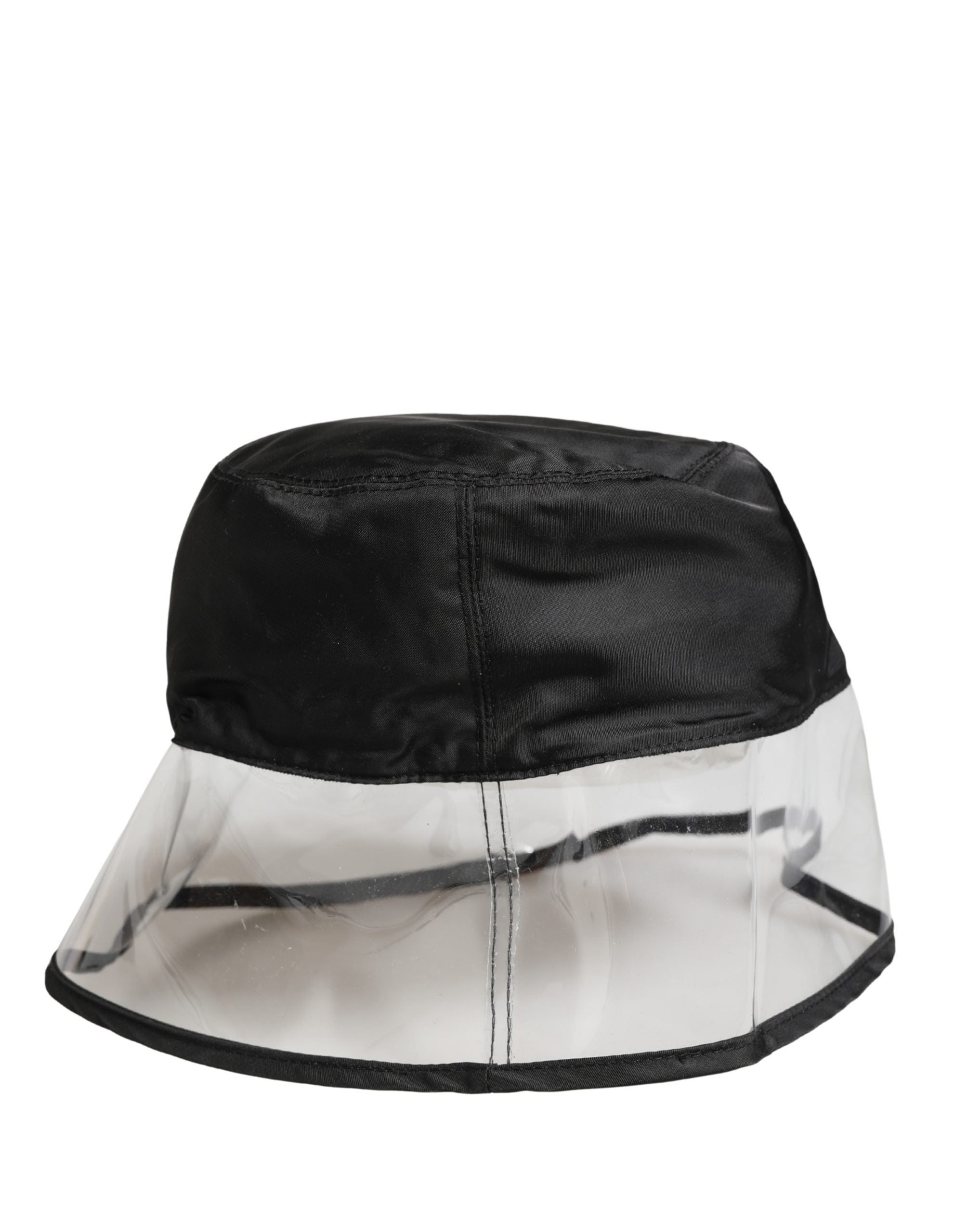 Dolce & Gabbana Men Black Plastic Fisherman Bucket Capello Hat Dolce & Gabbana