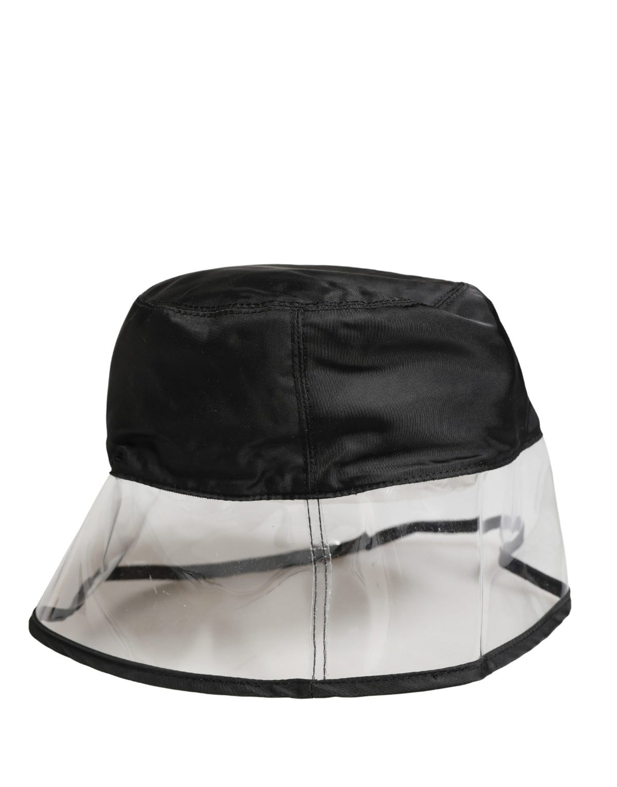 Dolce & Gabbana Men Black Plastic Fisherman Bucket Capello Hat