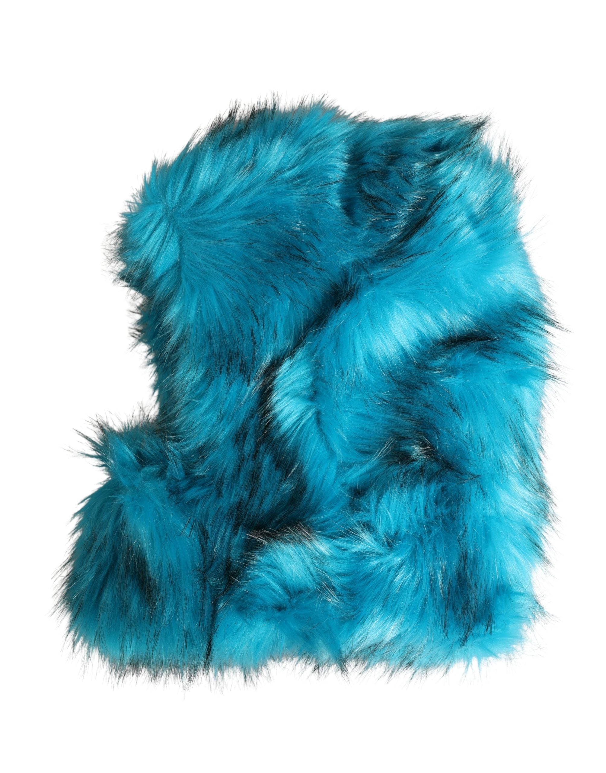 Dolce & Gabbana Blue Modacrylic Fur Women Bucket Capello Hat Dolce & Gabbana