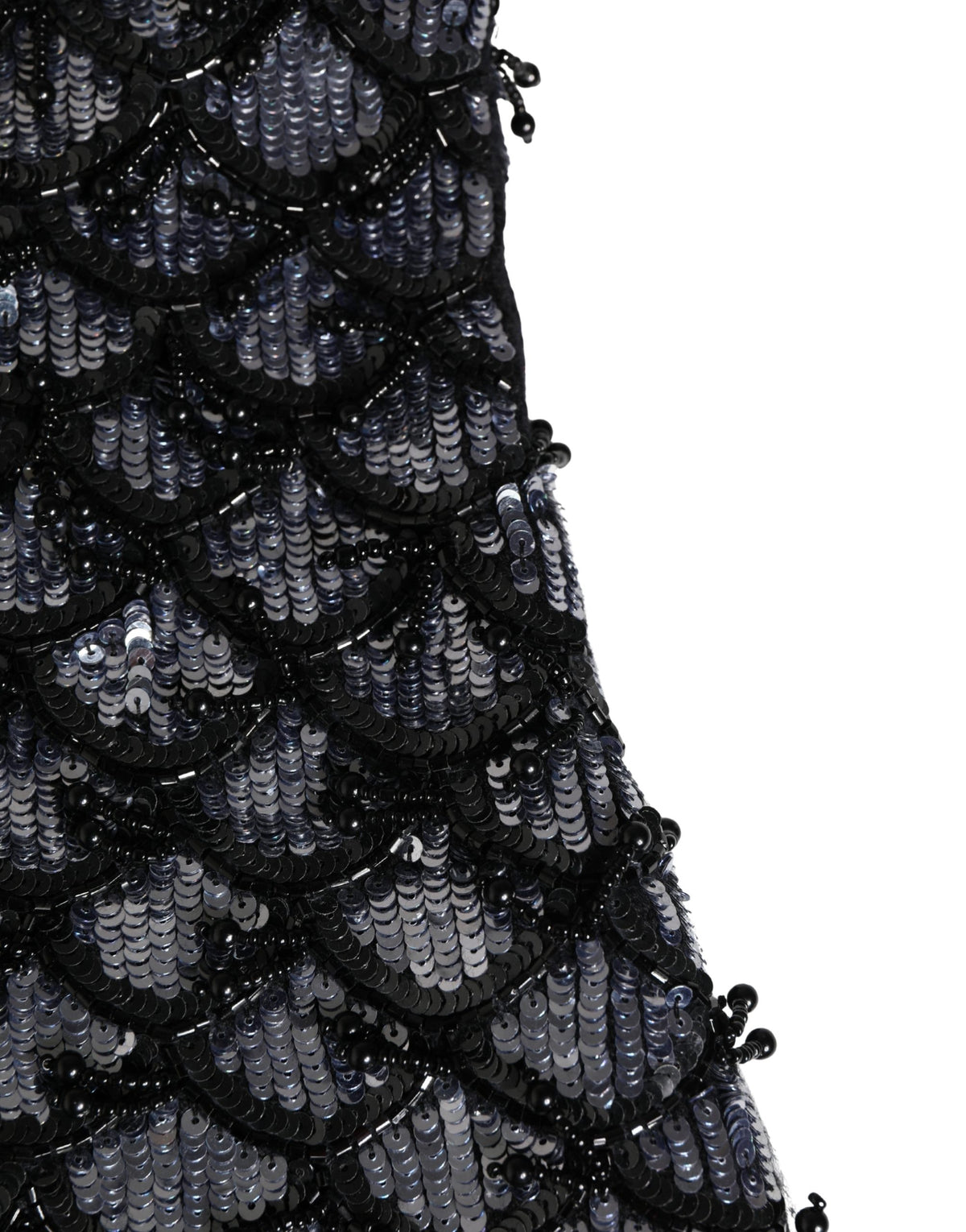 Dolce & Gabbana Black Wool Crystal Embellished Balaclava Hat