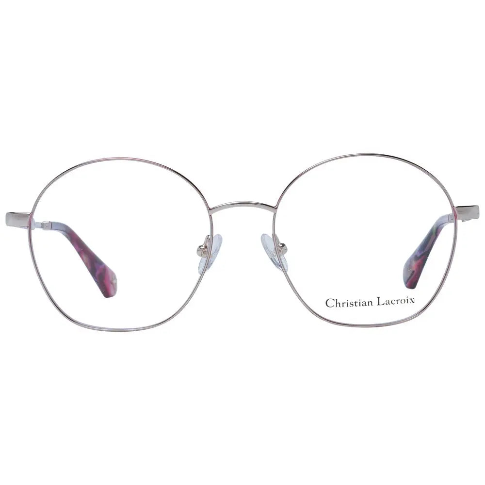 Christian Lacroix Gold Stainless Steel Glasses (Frames) Christian Lacroix