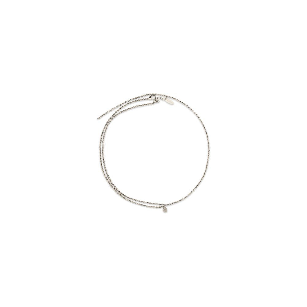 Brunello Cucinelli Silver Metal Necklace Brunello Cucinelli