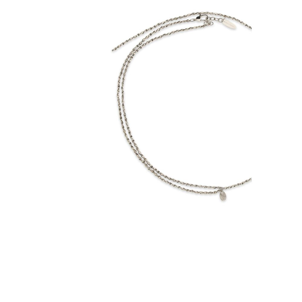 Brunello Cucinelli Silver Metal Necklace Brunello Cucinelli