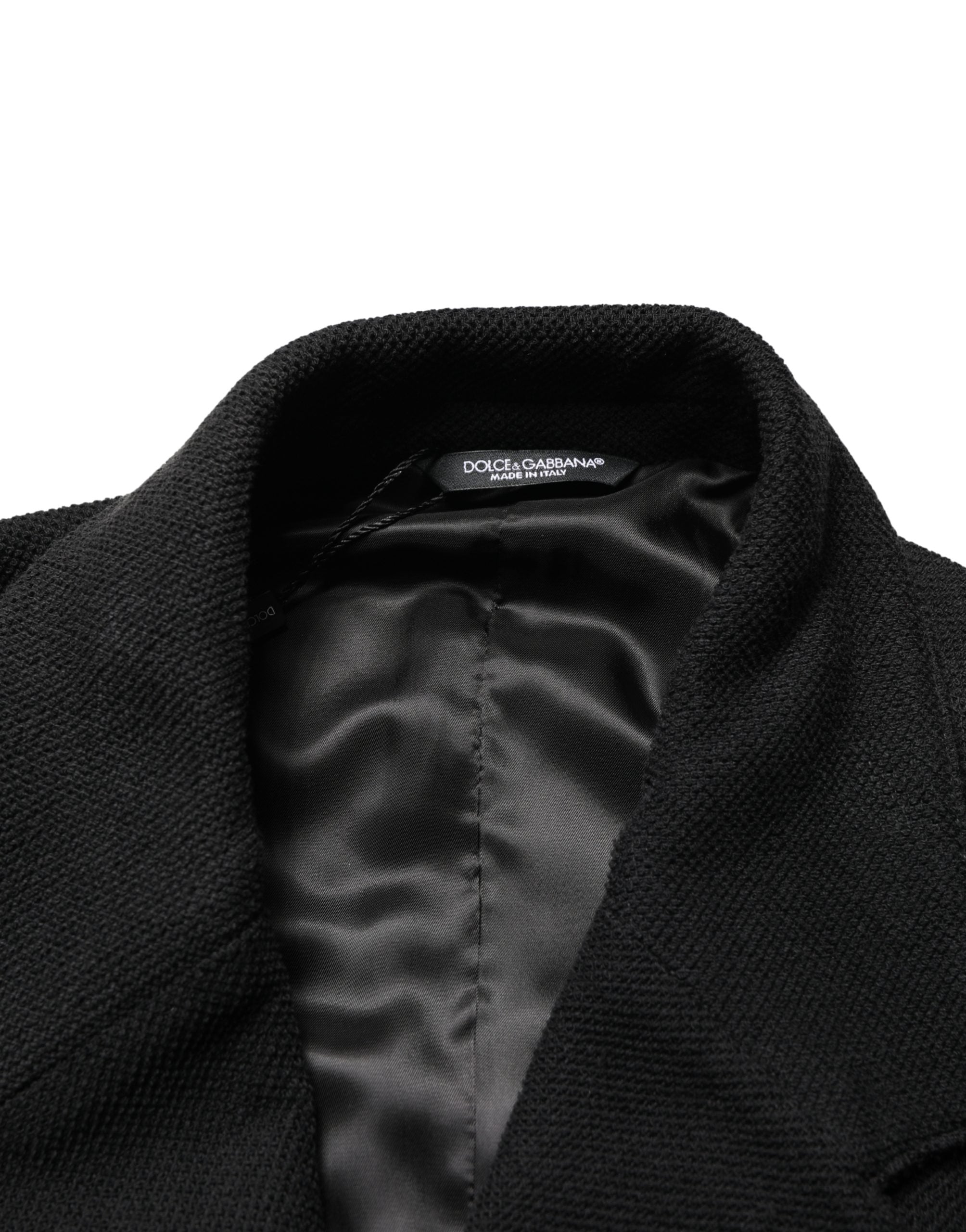 Dolce & Gabbana Black Double Breasted 2 Buttons Suit Jacket Dolce & Gabbana