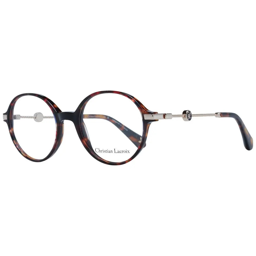 Christian Lacroix Brown Acetate Glasses (Frames) Christian Lacroix