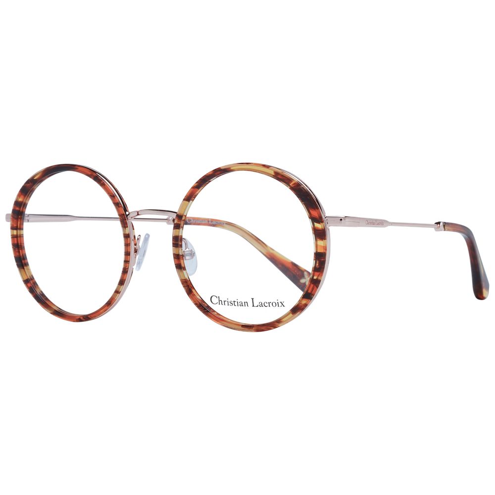Christian Lacroix Brown Metal Glasses (Frames) Christian Lacroix