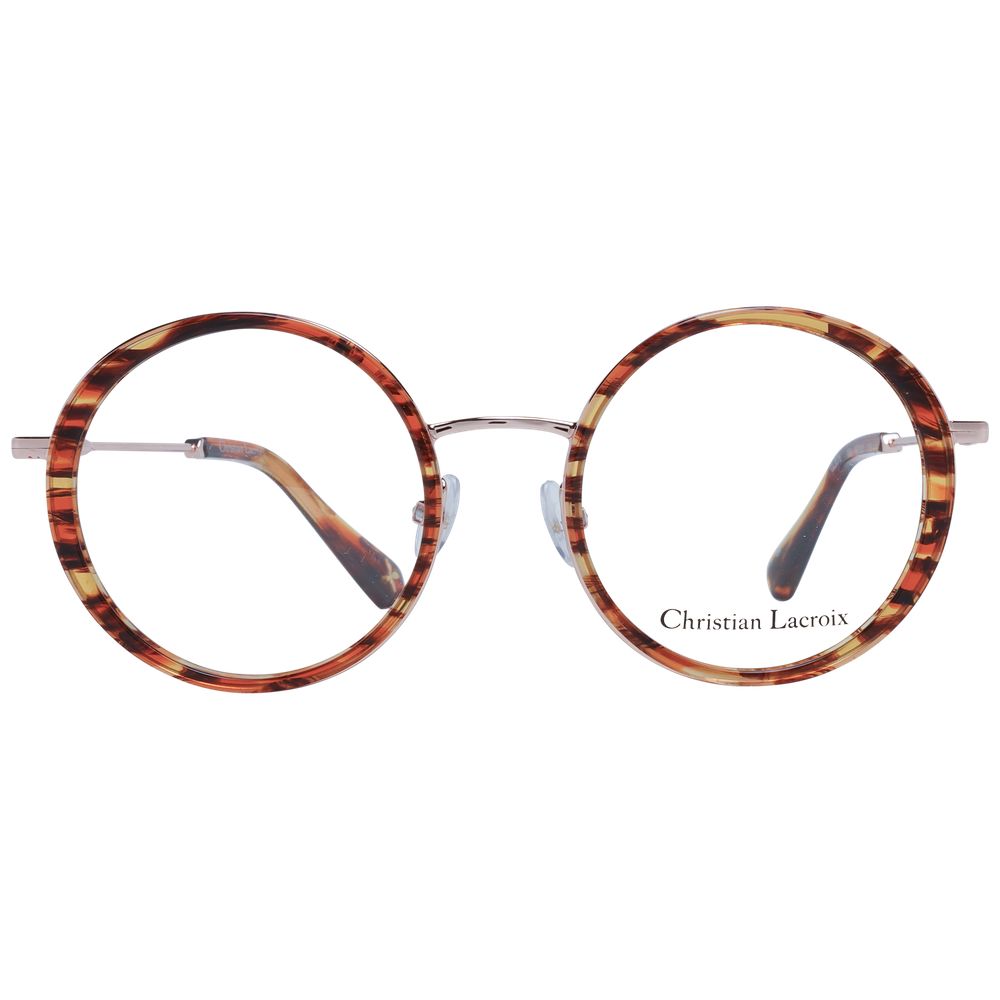 Christian Lacroix Brown Metal Glasses (Frames) Christian Lacroix