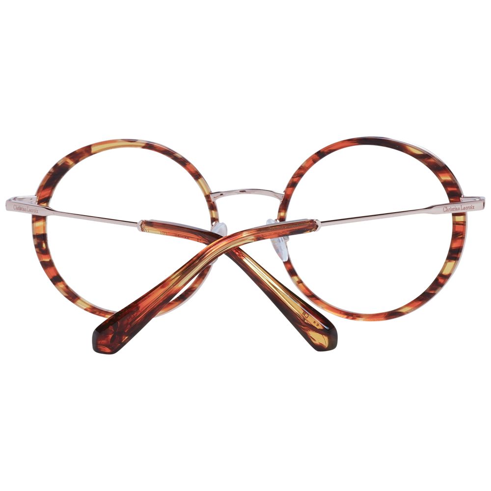 Christian Lacroix Brown Metal Glasses (Frames) Christian Lacroix