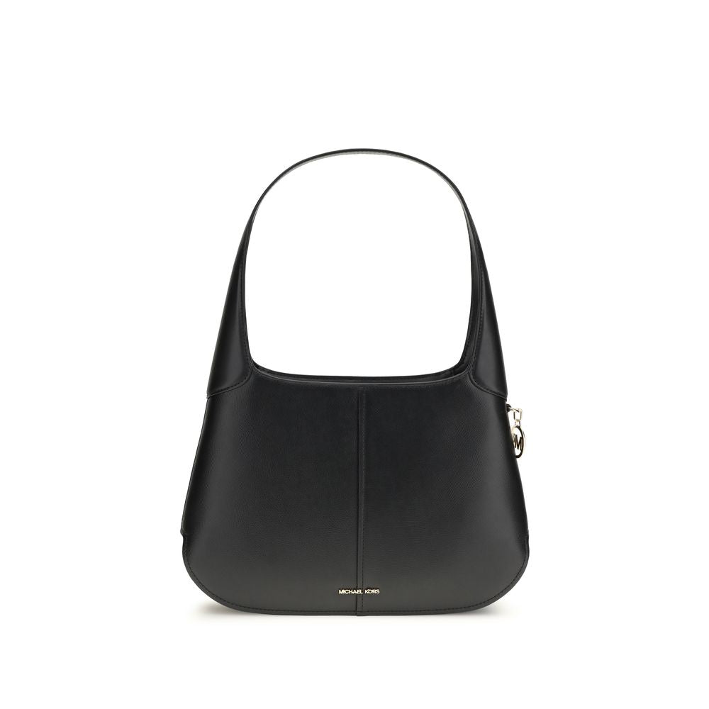 Michael Kors Black Calf Leather Bos Taurus Shoulder Bag Michael Kors