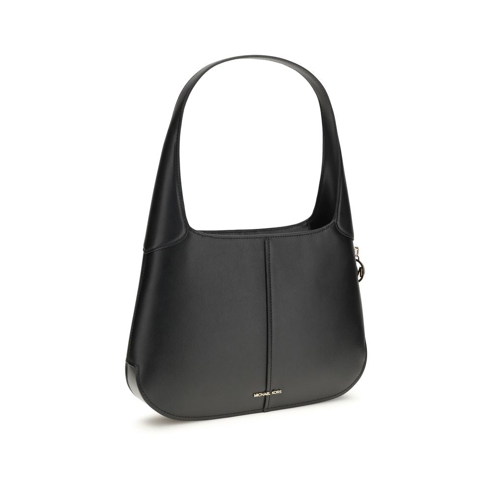 Michael Kors Black Calf Leather Bos Taurus Shoulder Bag Michael Kors