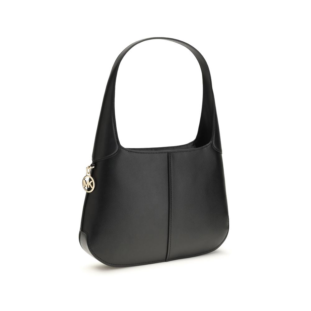 Michael Kors Black Calf Leather Bos Taurus Shoulder Bag Michael Kors