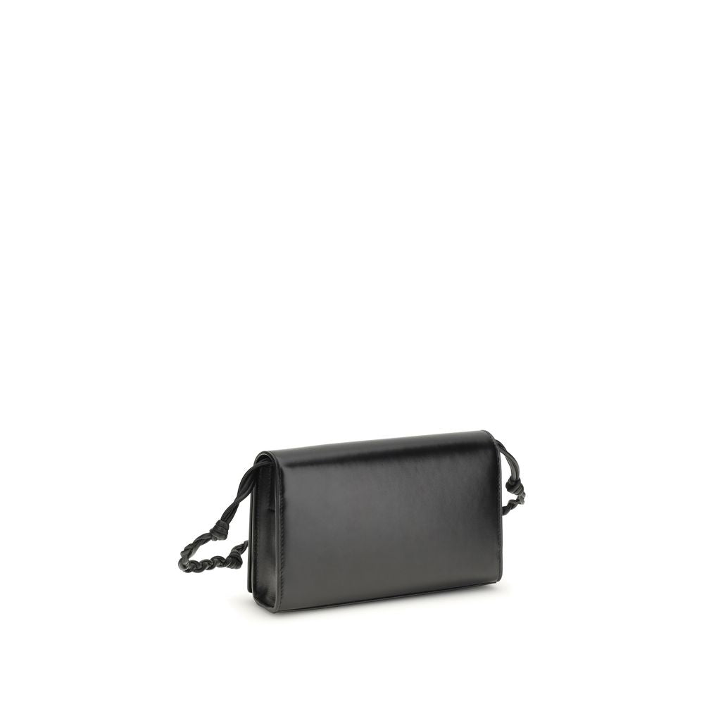 Jil Sander Black Calf Leather Bos Taurus Wallet Jil Sander