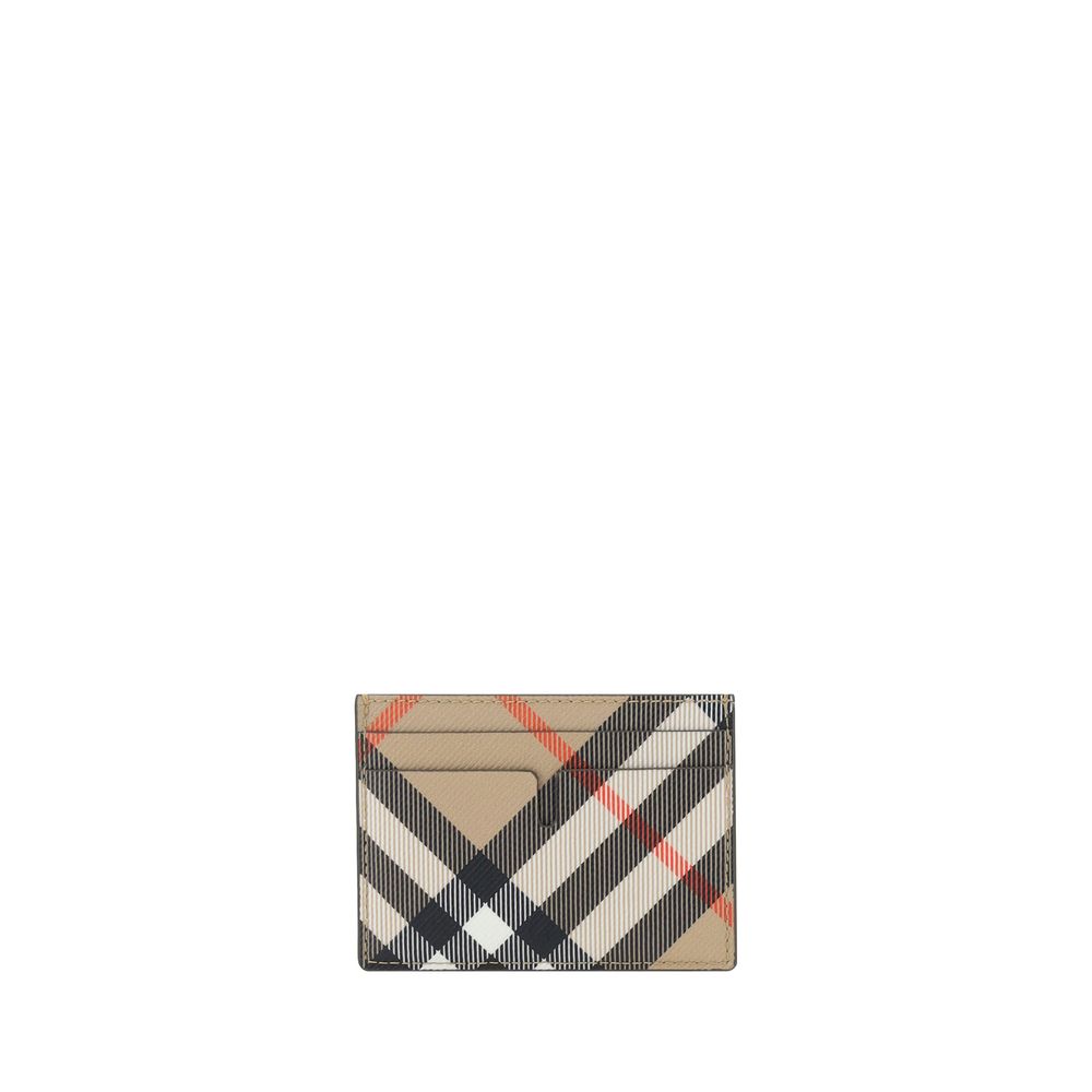 Burberry Beige Polyester Cardholder Burberry