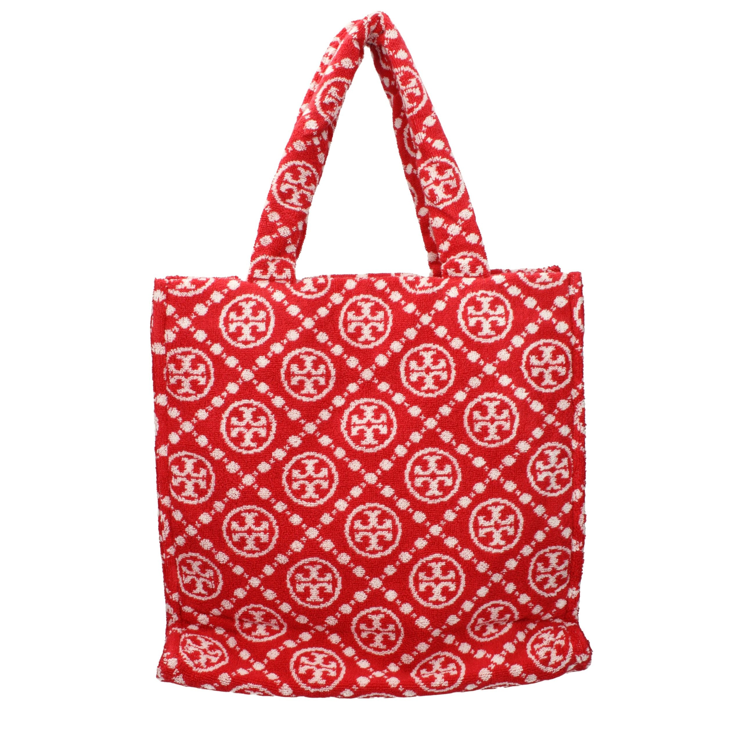 Tory Burch Red Cotton-Like Shoulder Bag Tory Burch