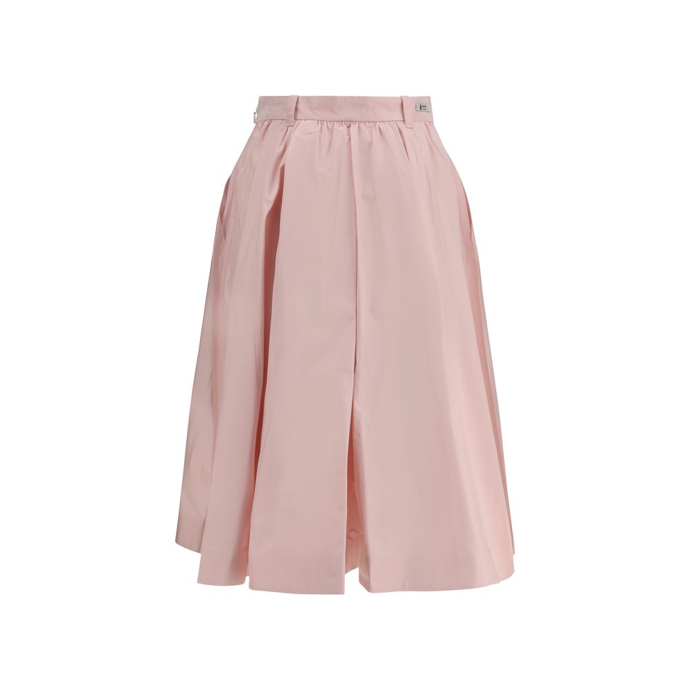 Prada Multicolor Silk Long Skirt Prada