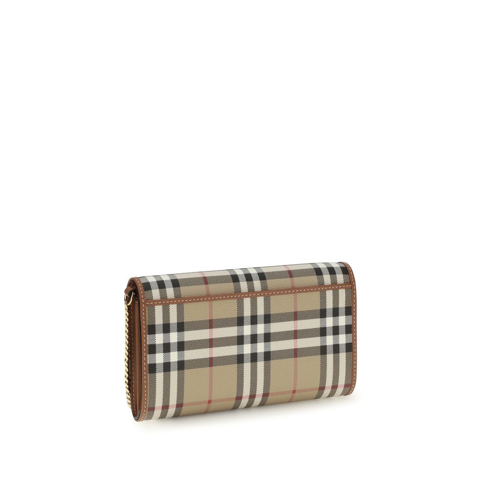 Burberry Beige Polyethylene Wallet Burberry