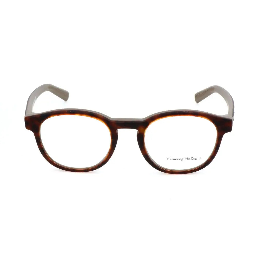 Ermenegildo Zegna Brown Acetate Glasses (Frames) Ermenegildo Zegna