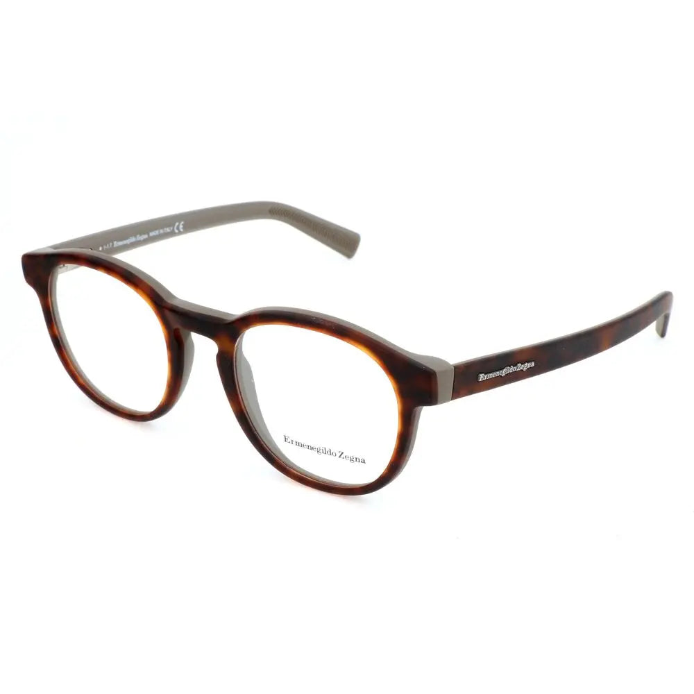 Ermenegildo Zegna Brown Acetate Glasses (Frames) Ermenegildo Zegna