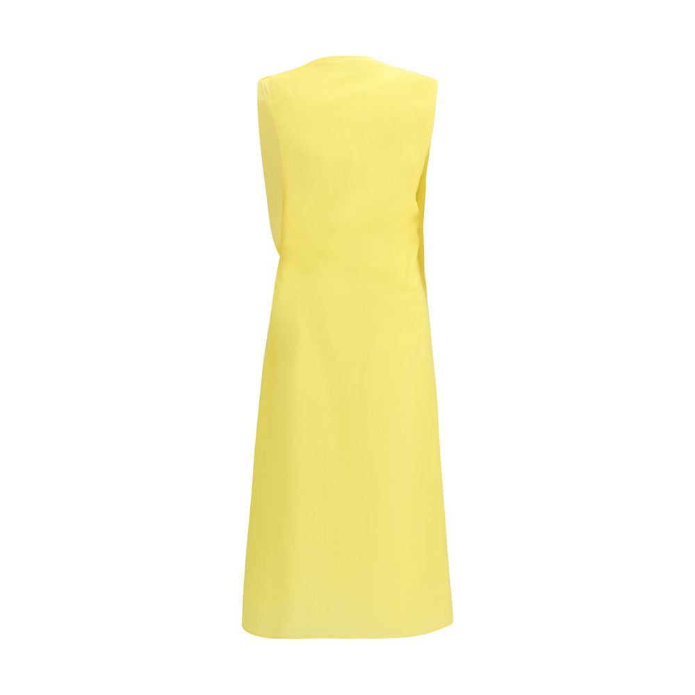 Jacquemus Bicolor Cotton Casual Dress Jacquemus