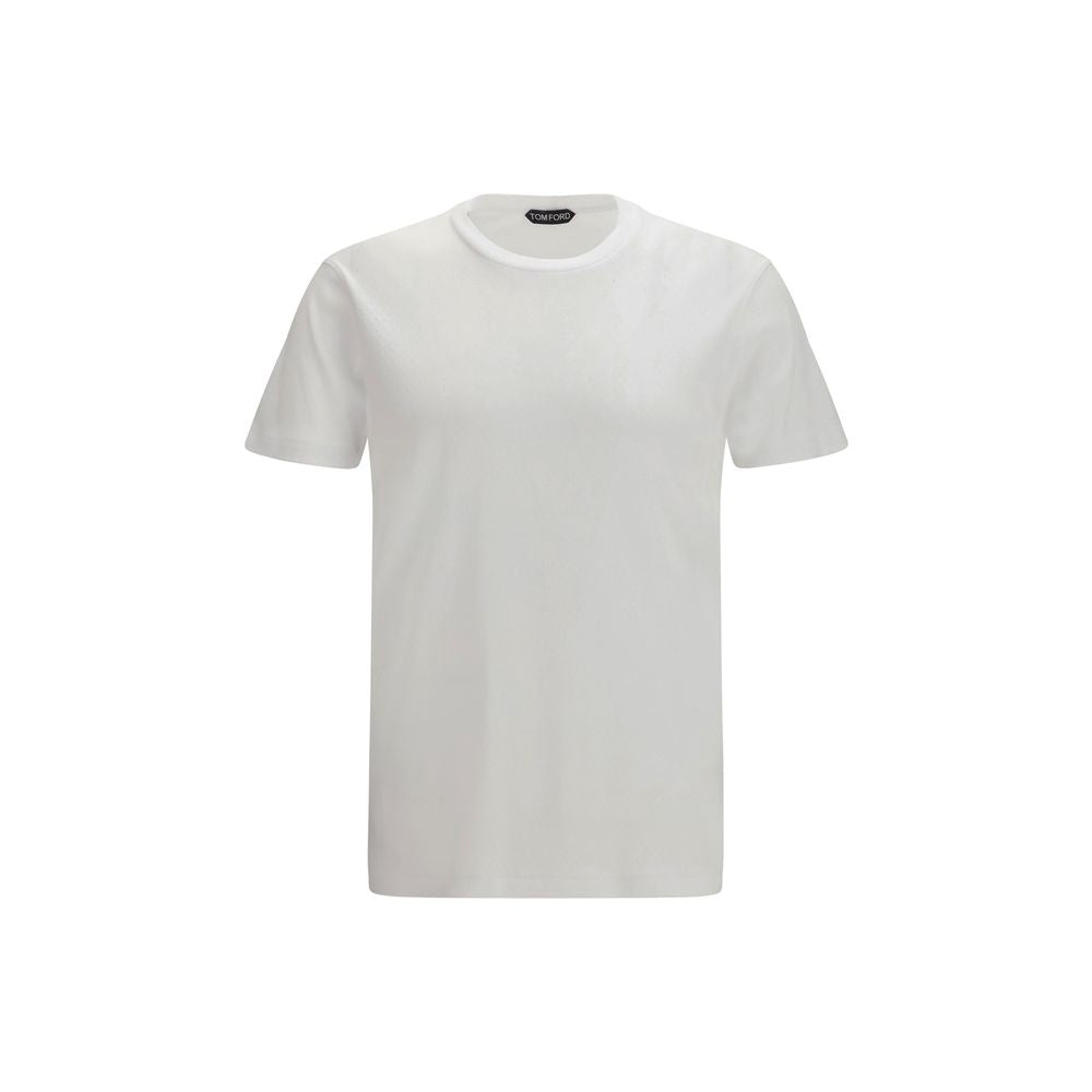 Tom Ford White Cotton T-Shirt Tom Ford