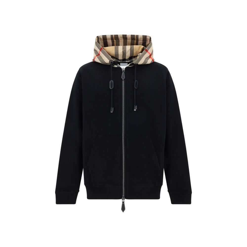 Burberry Black Cotton Sweatshirt Burberry
