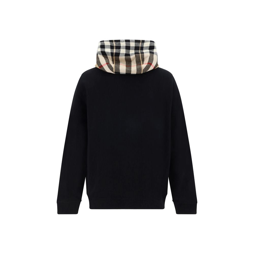 Burberry Black Cotton Sweatshirt Burberry