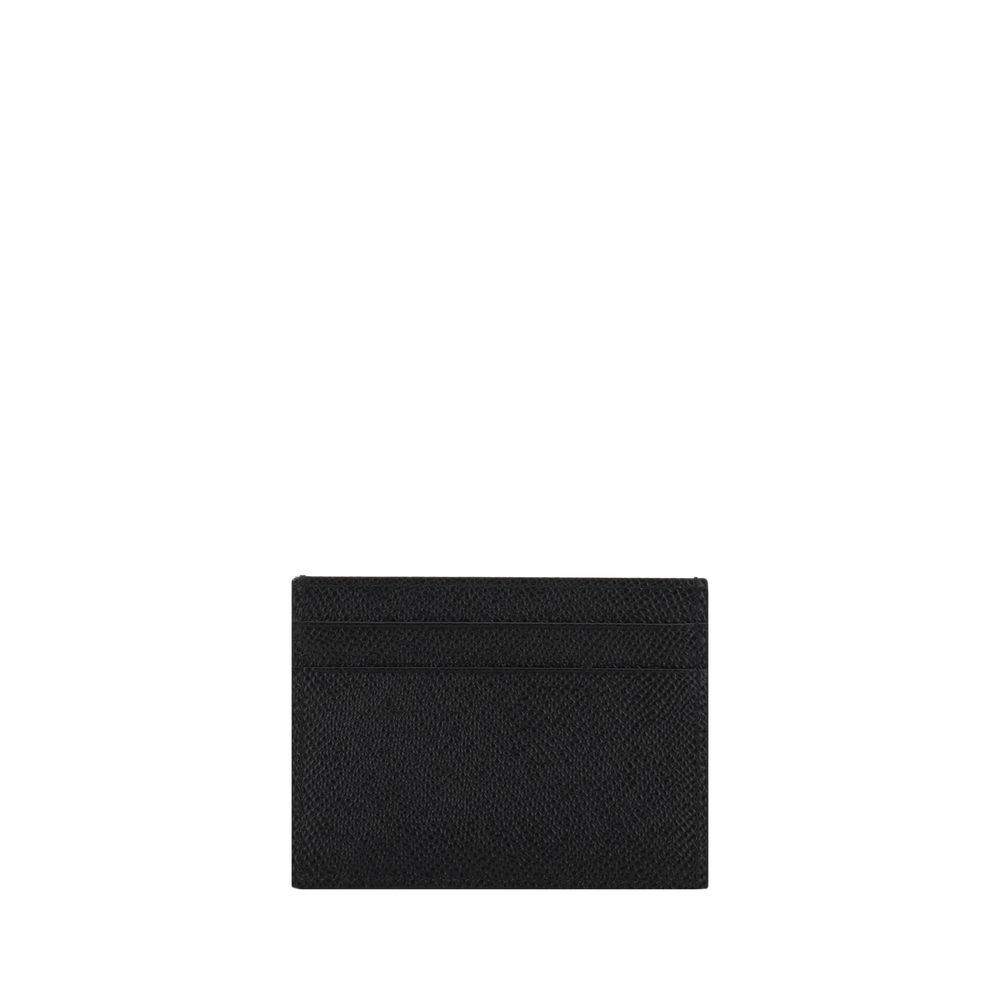 Dolce & Gabbana Black Calf Leather Bos Taurus Wallet Dolce & Gabbana