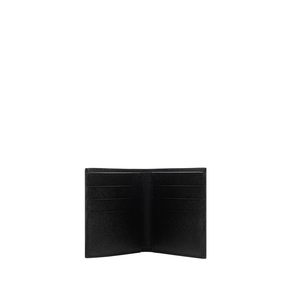 Dolce & Gabbana Black Calf Leather Bos Taurus Wallet Dolce & Gabbana