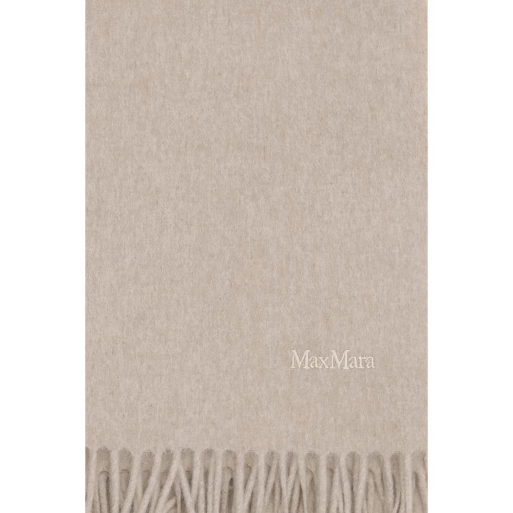 Max Mara Beige Cashmere Scarf Max Mara