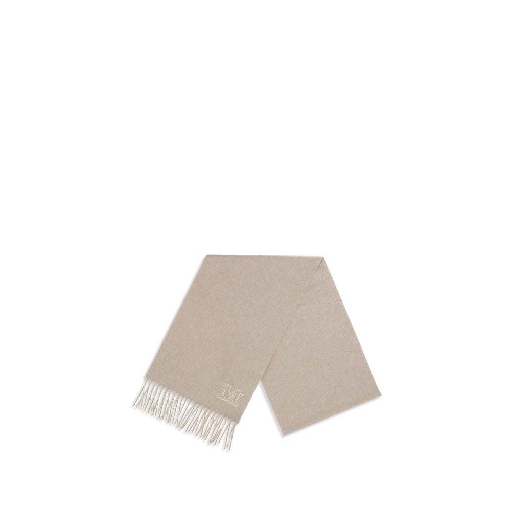 Max Mara Beige Cashmere Scarf Max Mara
