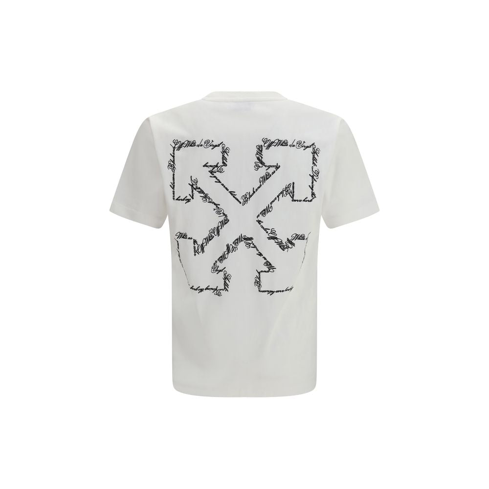 Off-White White Cotton T-Shirt Off-White